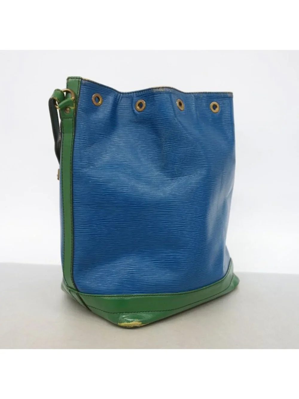 Louis Vuitton Shoulder Bag Epi Noe Toledo Blue Borneo Green